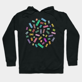 Human Colour Coded DNA (XY) Hoodie